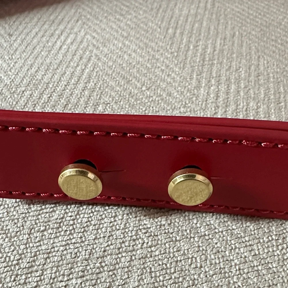 ZAC Zac Posen Vibrant Red Leather Satchel NWT